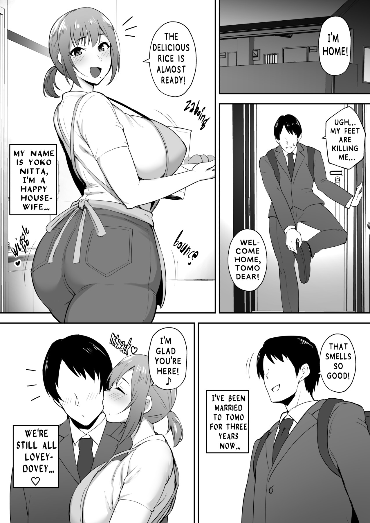 Hentai Manga Comic-Big Breasted Married Woman-Read-1